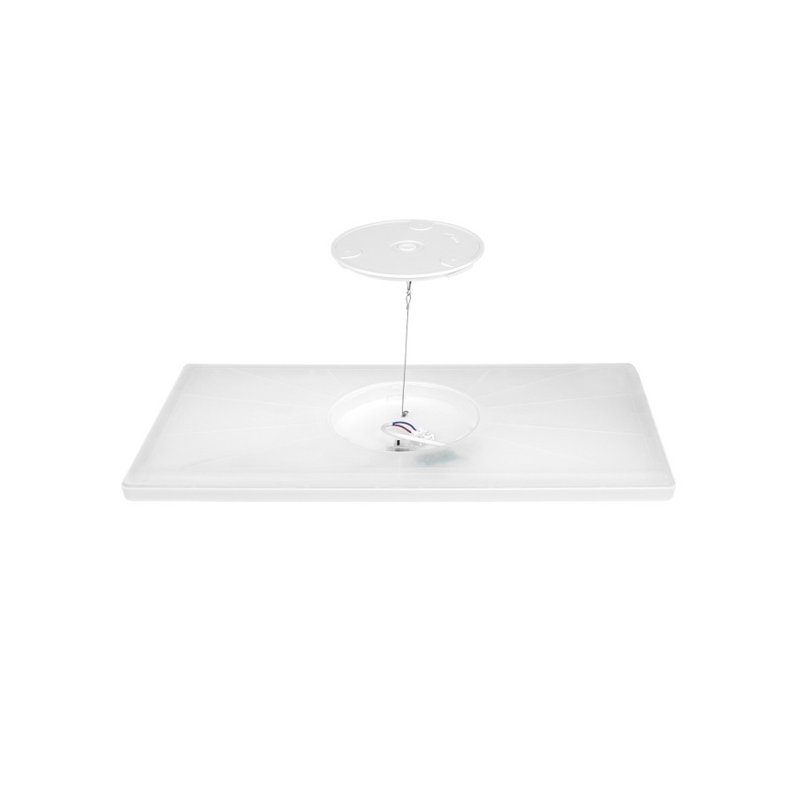 Painel LED de Sobrepor NIVERA LED/32W/230V IP54 3000/4000/6000K 29,5x59,5 cm branco