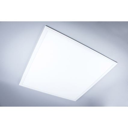 Painel integrado LED para casa de banho LED/40W/230V 4000K 59,5x59,5 cm IP65 branco
