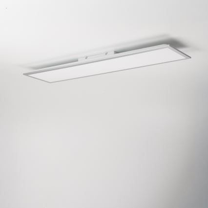 Painel LED dimerizável de montagem em superfície 32W/230V 2700-6500K 25x100 cm branco + controlo remoto