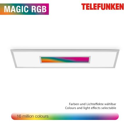 Painel LED RGBW dimerizável/20W/230V 3000-6500K 25x100 cm prateado + controlo remoto