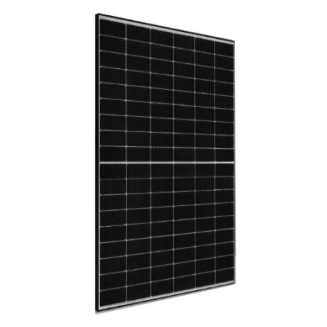 Painel solar fotovoltaico JA SOLAR 405Wp armação preta IP68 Half Cut