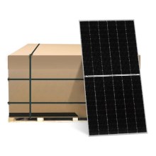 Painel solar fotovoltaico JINKO 545Wp prateado armação IP68 Half Cut bifacial - palete 36 pçs