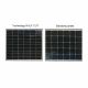 Painel solar fotovoltaico LEAPTON 410Wp armação preta IP68 Half Cut