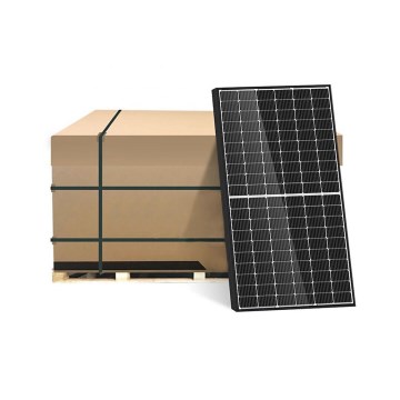 Painel solar fotovoltaico Risen 440Wp armação em preto IP68 Half Cut - palete 36 unid.