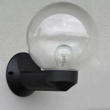 Iluminação de parede exterior NADIR 1xE27/15W/230V IP44 transparente