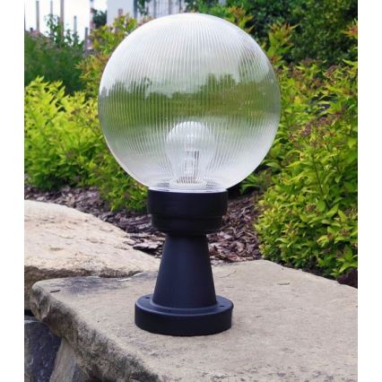 Candeeiro exterior NADIR 1xE27/15W/230V IP44 transparente
