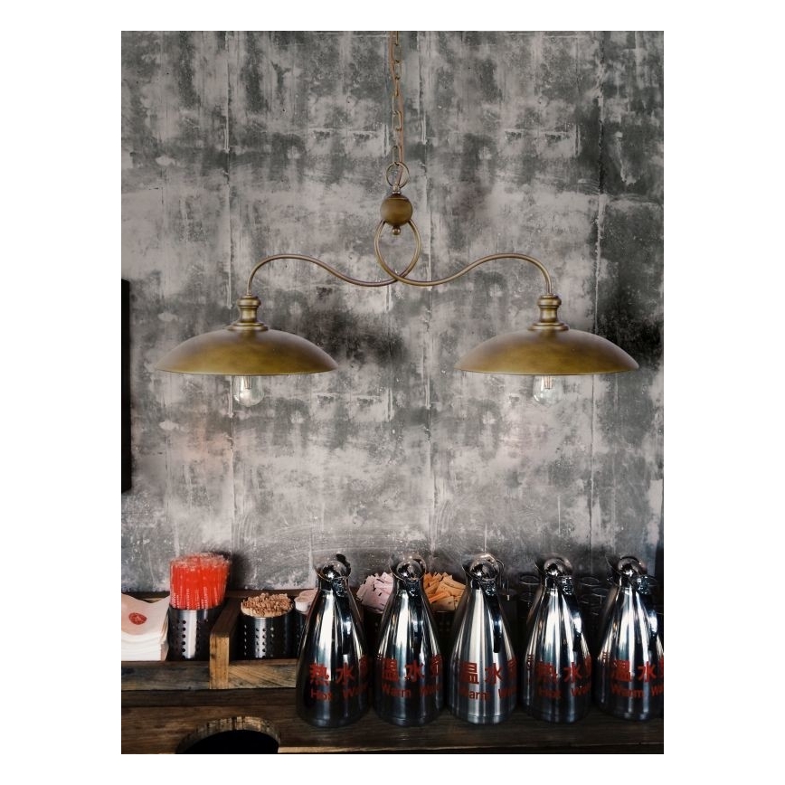 Candelabro suspenso  ELZA 2xE27/60W/230V