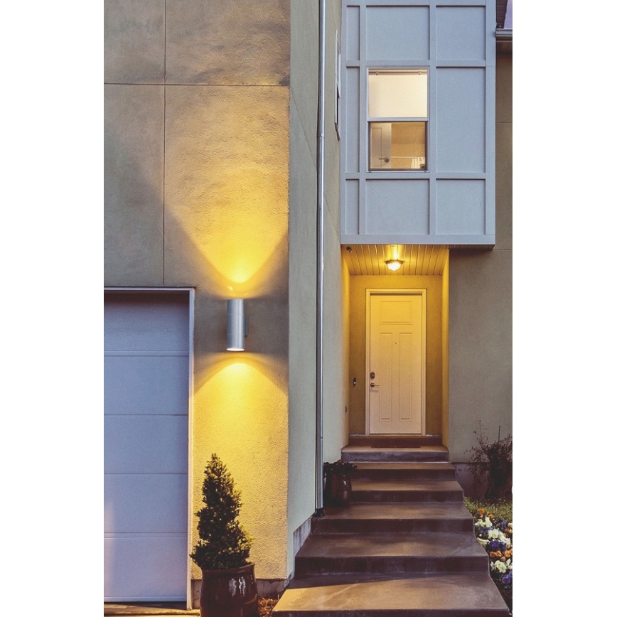 Iluminação de parede exterior OLAF 2xG10/10W/230V IP54