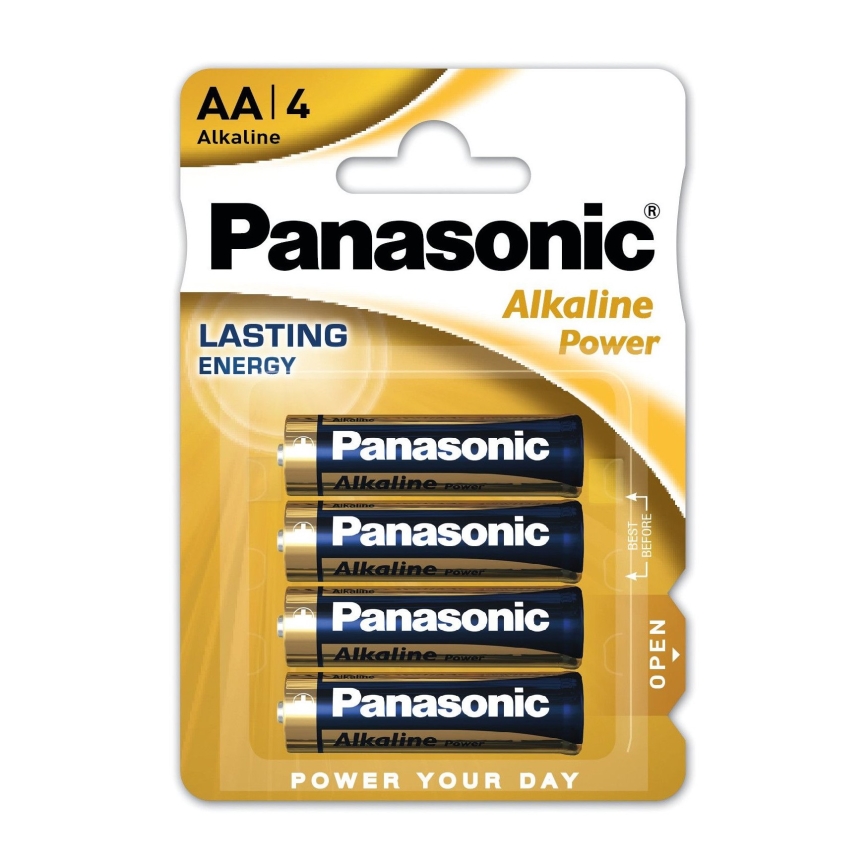 Panasonic - 4 Pilhas alcalina AA/LR06