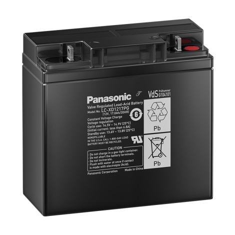 Panasonic LC-XD1217PG - Acumulador de chumbo-ácido 12V/17Ah/olho M5