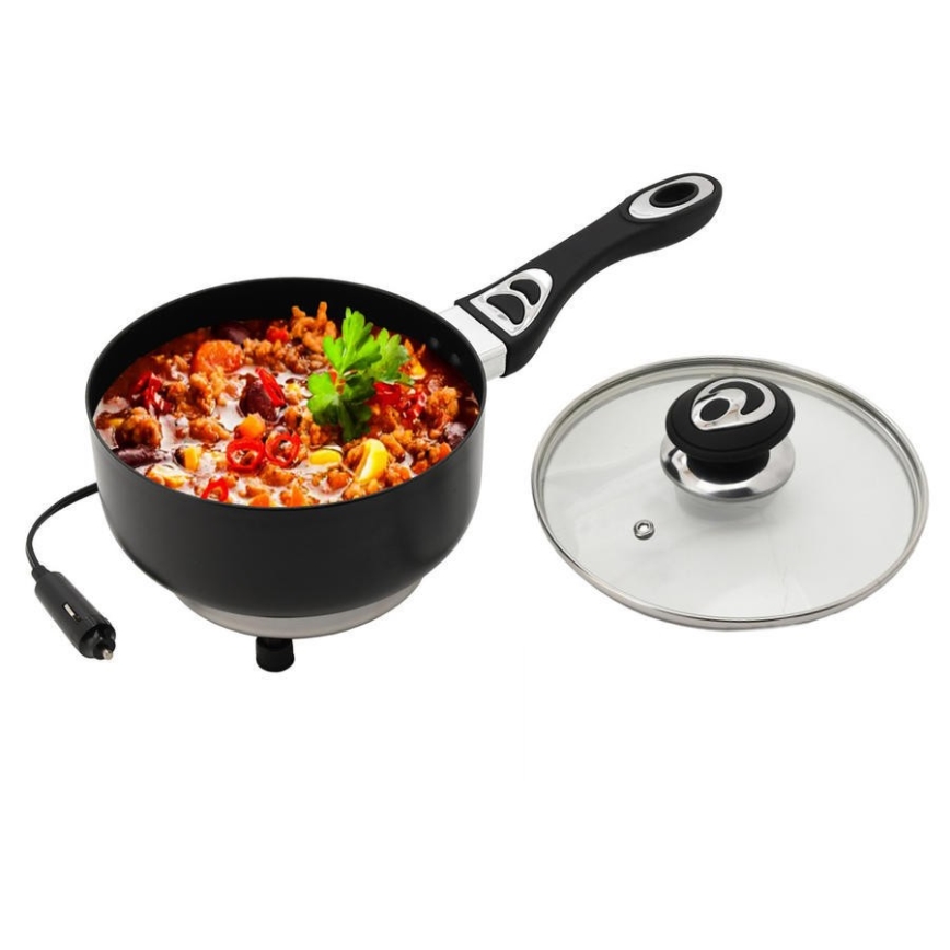 Panela aquecedora com tampa 165W/12V 1,9 l