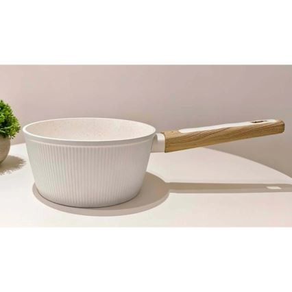 Panela BIANCO 18 cm creme/marrom
