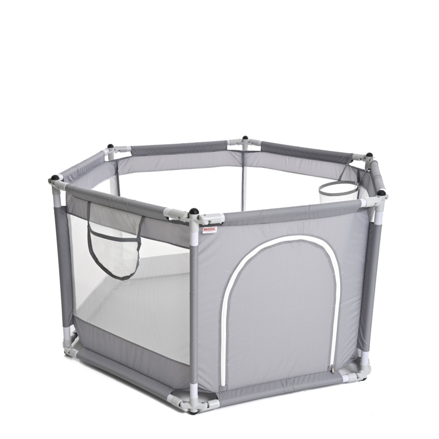 Parque de jogos cinza 120 cm