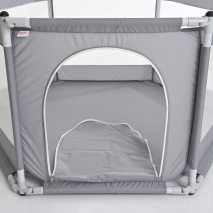 Parque de jogos cinza 120 cm