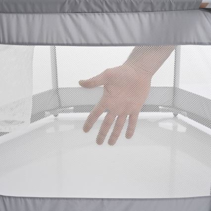 Parque de jogos cinza 120 cm