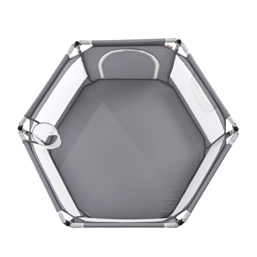 Parque de jogos cinza 120 cm