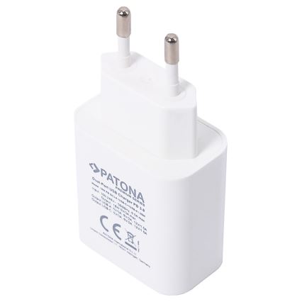 PATONA - Adaptador com saída USB e USB-C 18W Fornecimento de energia
