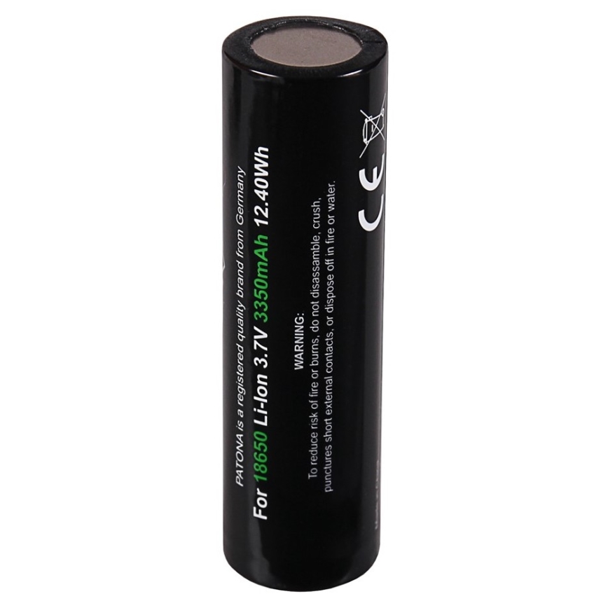 PATONA - Bateria 18650 Li-lon 3350mAh PREMIUM 3,7V