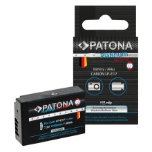 PATONA - Bateria Canon LP-E17 1050mAh Li-Ion Platinum Descodificado