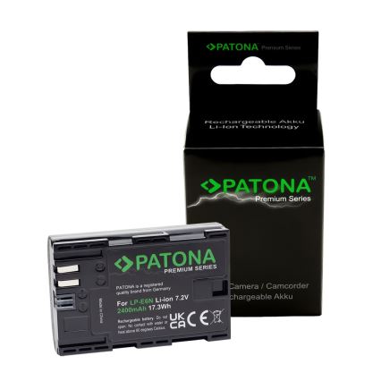 PATONA - Bateria Canon LP-E6N 2400mAh Li-Ion Premium 80D