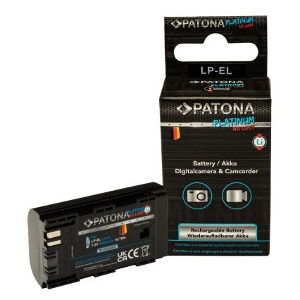 PATONA - Bateria Canon LP-EL 2600mAh Li-Ion Platinum para photoflash Speedlite EL-1