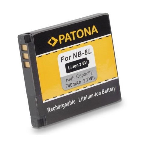 PATONA - Bateria Canon NB-8L 740mAh Li-Ion