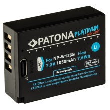 PATONA - Bateria Fuji NP-W126S 1050mAh Li-Ion Platinum USB-C carregamento