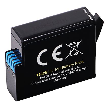 PATONA - Bateria GoPro Hero 5/6/7/7/8 1250mAh Li-Ion Protect