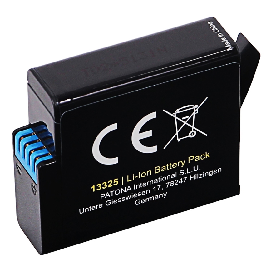PATONA - Bateria GoPro Hero 5/6/7/7/8 1250mAh Li-Ion Protect
