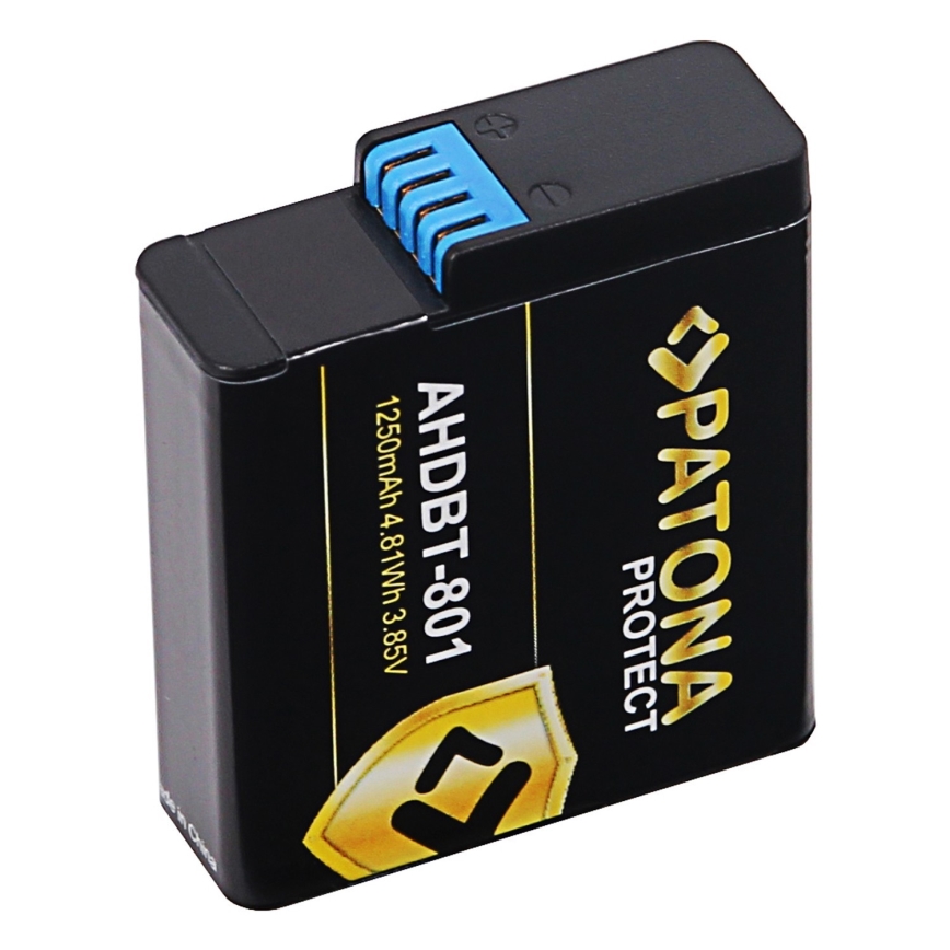 PATONA - Bateria GoPro Hero 5/6/7/7/8 1250mAh Li-Ion Protect