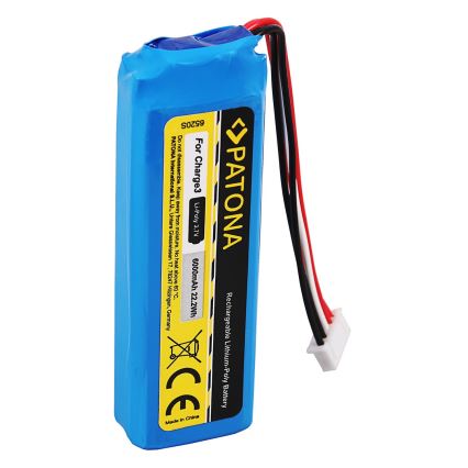 PATONA - Bateria JBL Charge 3 6000mAh 3,7V Li-Pol