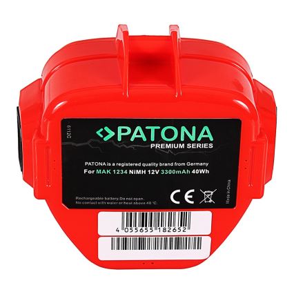 PATONA - Bateria Makita 12V 3300mAh Ni-MH Premium