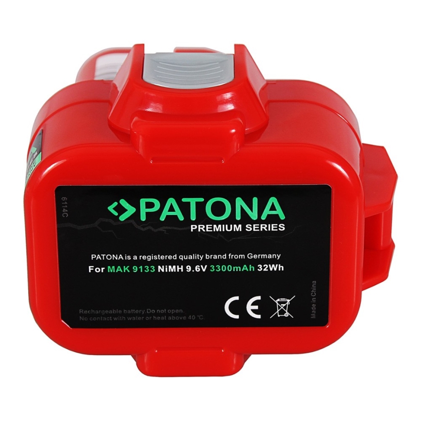 PATONA - Bateria Makita 9,6V 3300mAh Ni-MH Premium PA09
