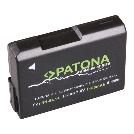 PATONA - Bateria Nikon EN-EL14 1100mAh Li-Ion Premium