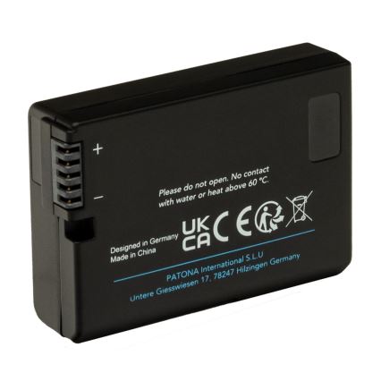 PATONA - Bateria Nikon EN-EL14/EN-EL14A 1030mAh Li-Ion Platinum USB-C carregamento