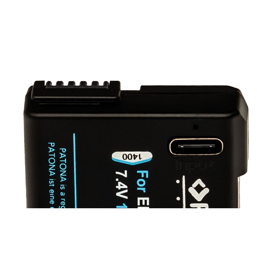 PATONA - Bateria Nikon EN-EL14/EN-EL14A 1030mAh Li-Ion Platinum USB-C carregamento