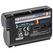 PATONA - Bateria Nikon EN-EL15C 2250mAh Li-Ion Platinum USB-C