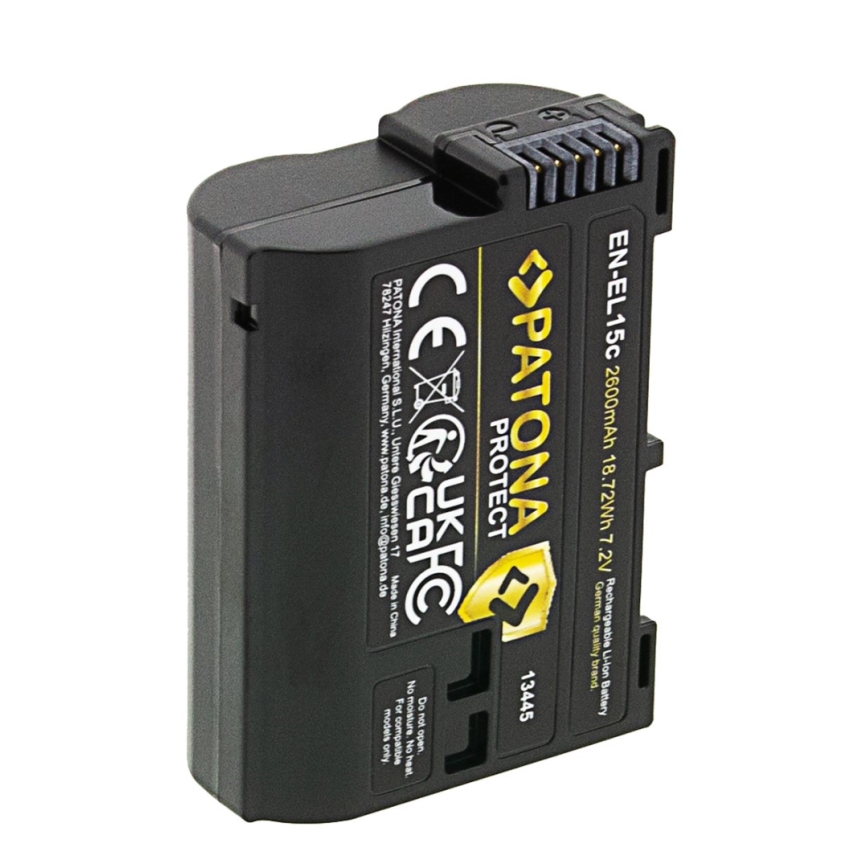 PATONA - Bateria Nikon EN-EL15C 2600mAh Li-Ion Protect