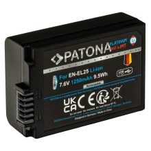 PATONA - Bateria Nikon EN-EL25 1250mAh Li-Ion Platinum USB-C carregamento