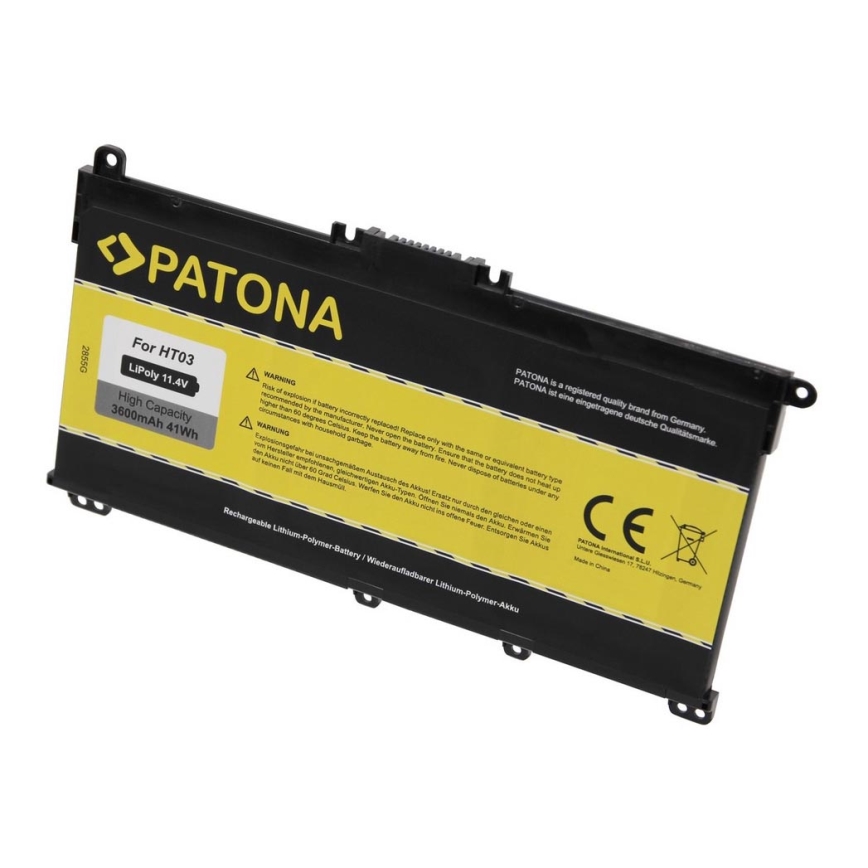 PATONA - Bateria para HP Pavilion X360 14-BA série 3400mAh Li-polímero 11,55V BK03 / BK03XL
