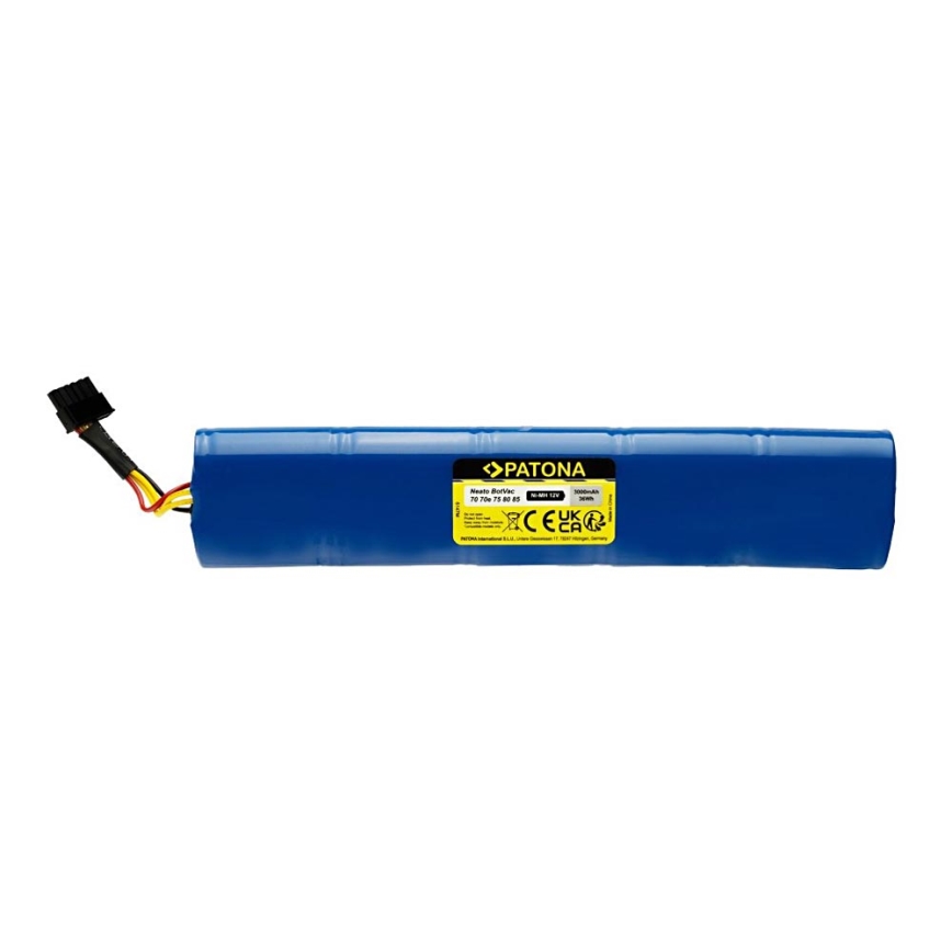 PATONA - Bateria para Neato BotVac 70/75/80/85 3000mAh, Ni-Mh 12V 36Wh