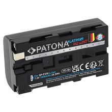 PATONA - Bateria Sony NP-F550/F330/F570 3500mAh Li-Ion Platinum USB-C charging