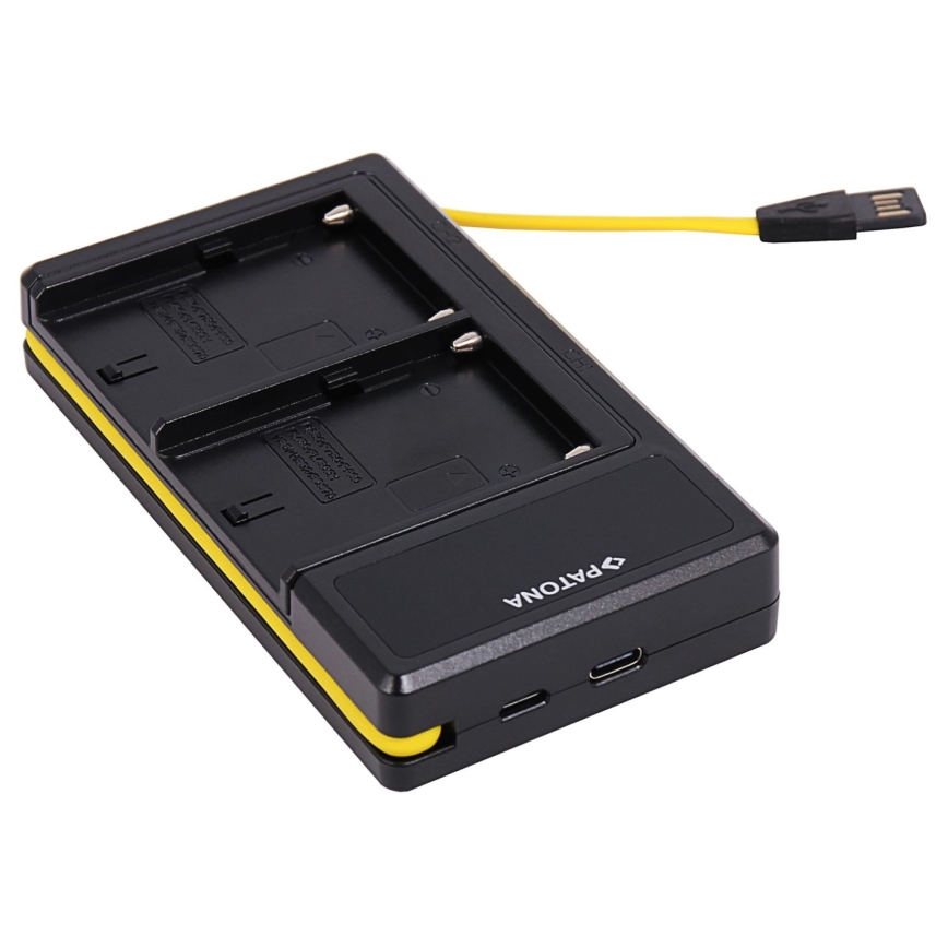 PATONA - Carregador Dual Sony NP-F970/F960/F950 USB