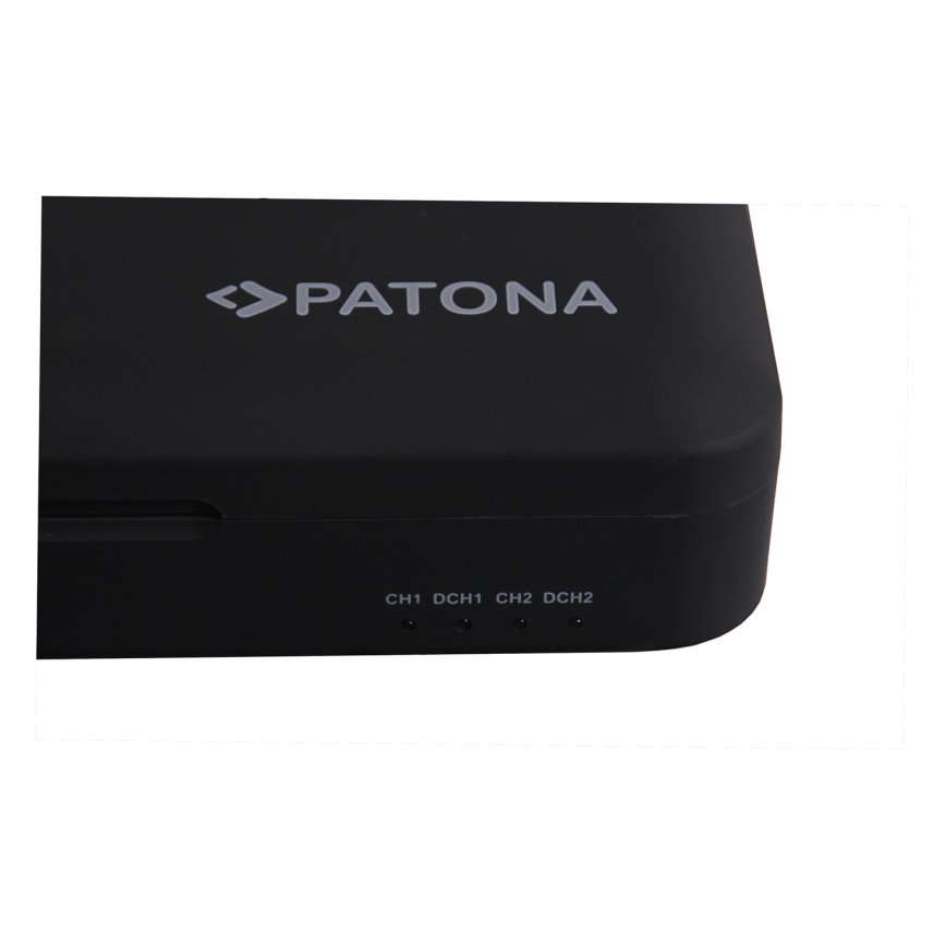 PATONA - Carregador Foto Dual Canon LP-E6/LP-E6N/LP-E6NH com power bank