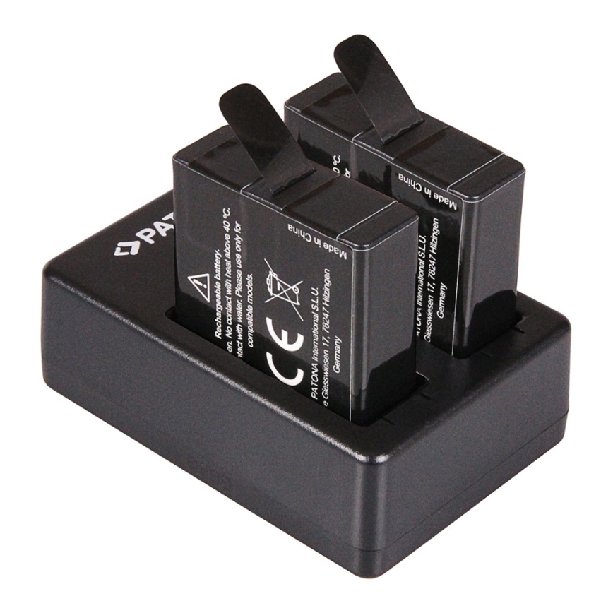PATONA - Carregador Foto Dual GoPro Hero 5/6/7/8 AABAT-001