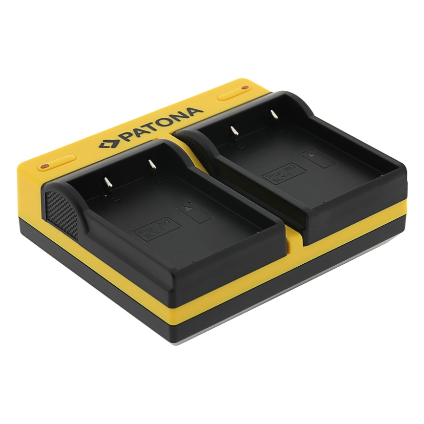 PATONA - Carregador Foto Dual Quick Olympus BLX-1 USB OM-1