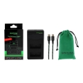 PATONA - Carregador Rápido Duplo para Fuji NP-W126 + cabo USB-C 0,6m
