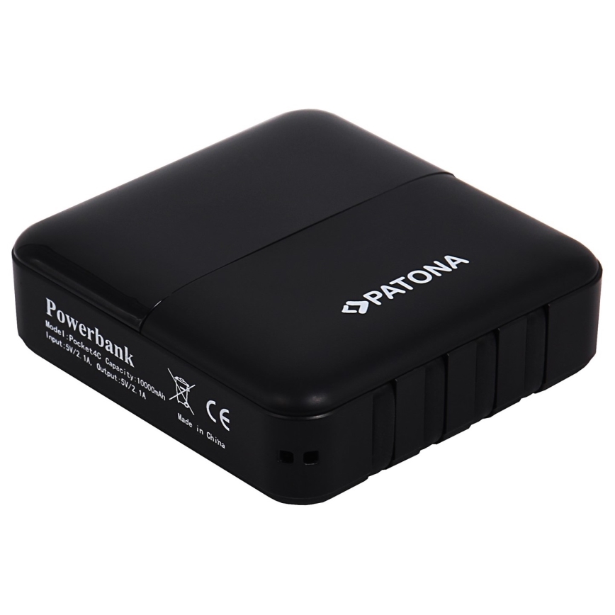 PATONA - Power bank com iluminação LED 10000mAh Li-Ion 2,1A