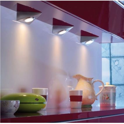 Paul Neuhaus 1119-55-3 - CONJUNTO 3x Iluminação de mobília LED com sensor HELENA LED/2,5W/230V