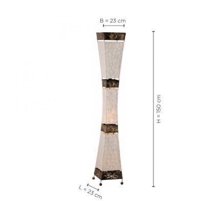 Paul Neuhaus 1923 - Candeeiro de chão ABUJA 3xE27/40W/230V